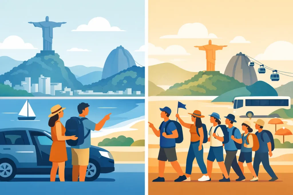 Private Tour vs Group Tour in Rio