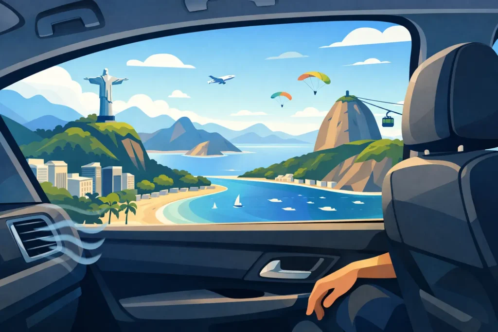 Rio Sightseeing With an Air-Conditioned Car