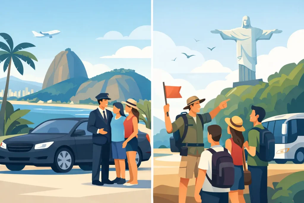 Driver Service Versus Guided Tour in Rio