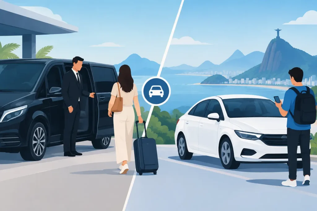 Private Transfers Versus Rio Rideshare Compared